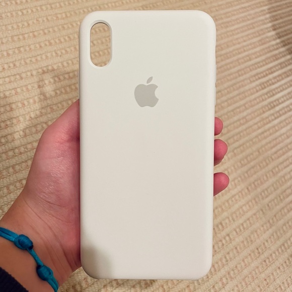 Apple iPhone XS Max Silicone Case in White